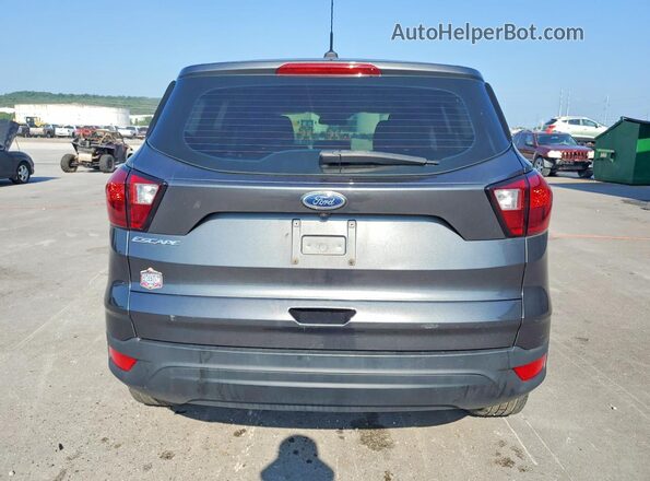 1FMCU0F78KUB26524 2019 FORD ESCAPE Gray Widok z tyłu