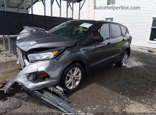 1FMCU0F78KUB92815 2019 FORD ESCAPE Gray Передня ліва чверть