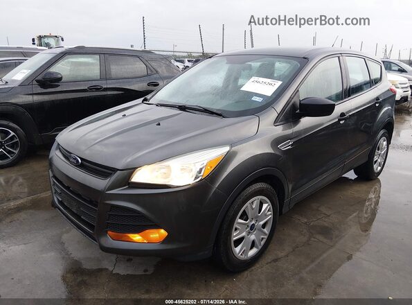 1FMCU0F79GUB47017 2016 FORD ESCAPE Gray წინა მარცხენა ხედი სამი მეოთხედიდან