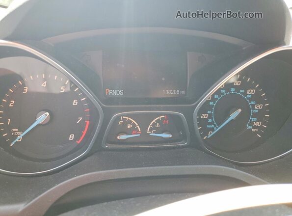 1FMCU0F79GUB66778 2016 FORD ESCAPE White Widok zestawu wskaźników