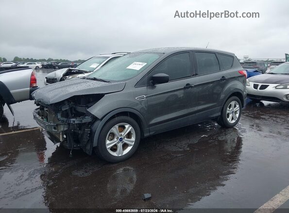 1FMCU0F79GUC05384 2016 FORD ESCAPE Gray Vista tres cuartos delantera izquierda