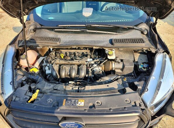 1FMCU0F79HUA46495 2017 FORD ESCAPE Black Widok komory silnika