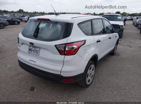 1FMCU0F79HUE07868 2017 FORD ESCAPE Белый Задняя правая четверть