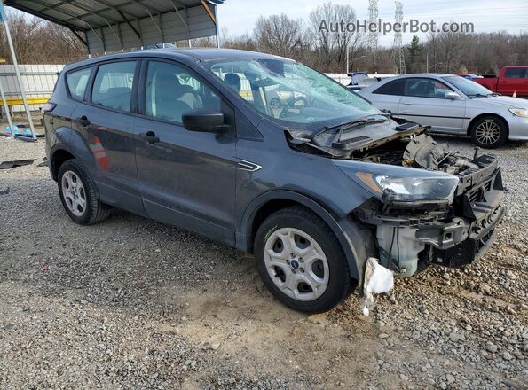 1FMCU0F79JUB04255 2018 FORD ESCAPE Gray Передня права чверть