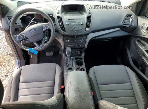 1FMCU0F79JUB04255 2018 FORD ESCAPE Gray Вид панелі приладів