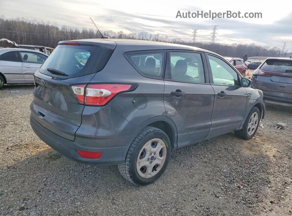 1FMCU0F79JUB04255 2018 FORD ESCAPE Gray Задня права чверть