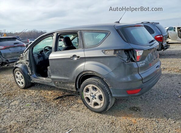 1FMCU0F79JUB04255 2018 FORD ESCAPE Gray Задня ліва чверть