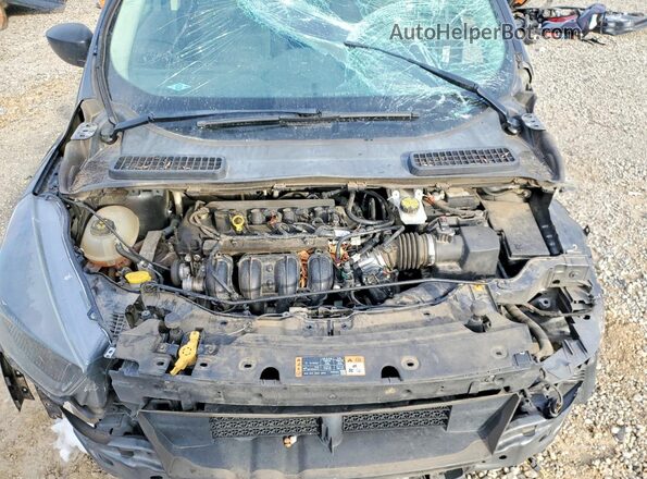1FMCU0F79JUB04255 2018 FORD ESCAPE Gray Вид підкапотного простору