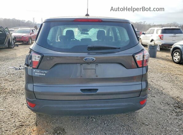1FMCU0F79JUB04255 2018 FORD ESCAPE Gray Вид ззаду