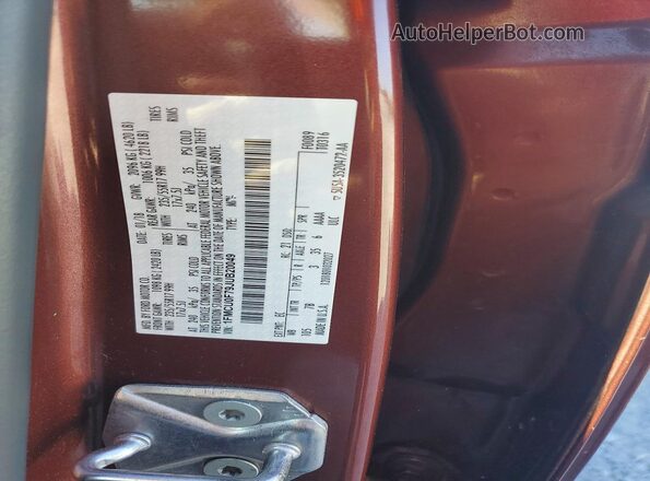 1FMCU0F79JUB20049 2018 FORD ESCAPE Brown Вид наклейки з VIN-кодом