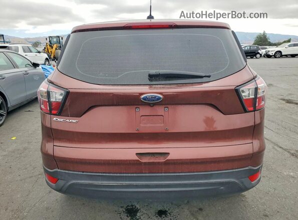 1FMCU0F79JUB44772 2018 FORD ESCAPE Brown Vista trasera