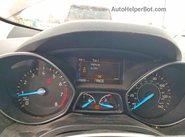 1FMCU0F79JUB44772 2018 FORD ESCAPE Brown Vista del cuadro de instrumentos