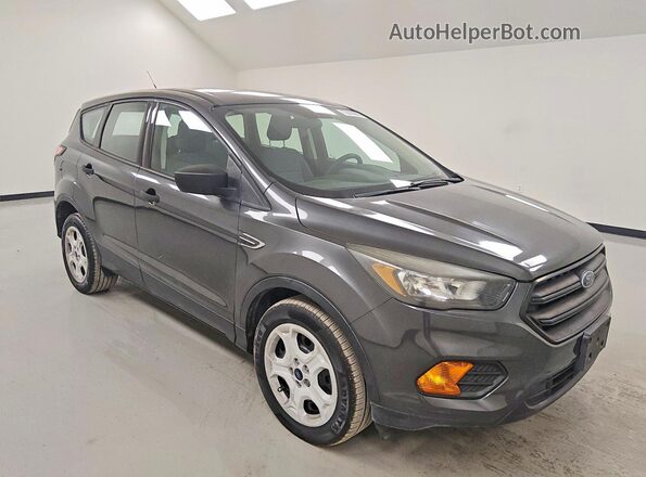 1FMCU0F79JUB54363 2018 FORD ESCAPE Gray წინა მარჯვენა