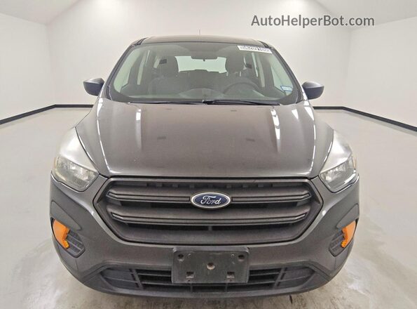 1FMCU0F79JUB54363 2018 FORD ESCAPE Gray წინა ხედი