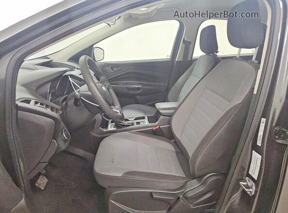 1FMCU0F79JUB54363 2018 FORD ESCAPE Gray წინა სალონის ხედი