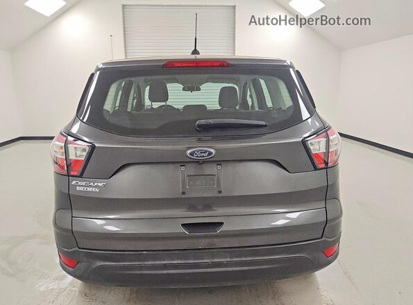 1FMCU0F79JUB54363 2018 FORD ESCAPE Gray უკანა ხედი