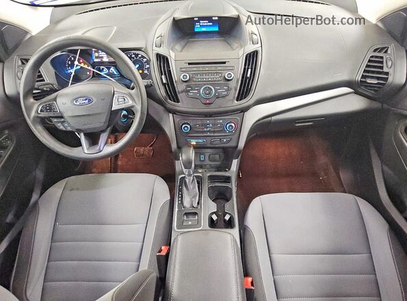 1FMCU0F79JUB54363 2018 FORD ESCAPE Gray წინა პანელის ხედი