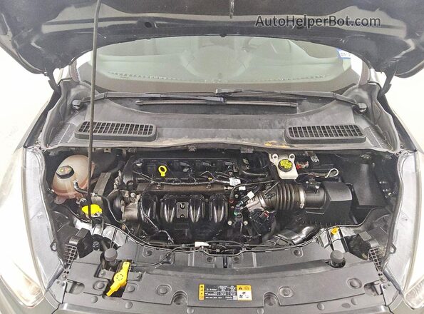 1FMCU0F79JUB54363 2018 FORD ESCAPE Gray ძრავის განყოფილების ხედი