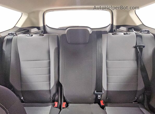 1FMCU0F79JUB54363 2018 FORD ESCAPE Gray უკანა სავარძლების ხედი