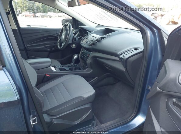 1FMCU0F79JUC26954 2018 FORD ESCAPE Blue Front interior view