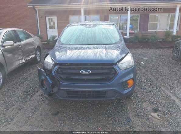 1FMCU0F79JUC26954 2018 FORD ESCAPE Blue Instrument cluster view