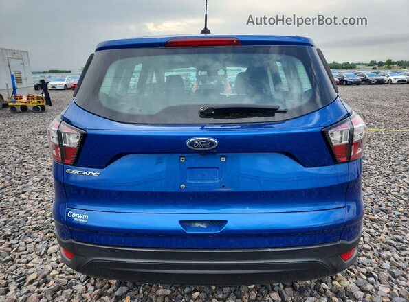 1FMCU0F79JUD04696 2018 FORD ESCAPE Blue Rear view
