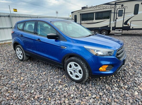 1FMCU0F79JUD04696 2018 FORD ESCAPE Blue Front right