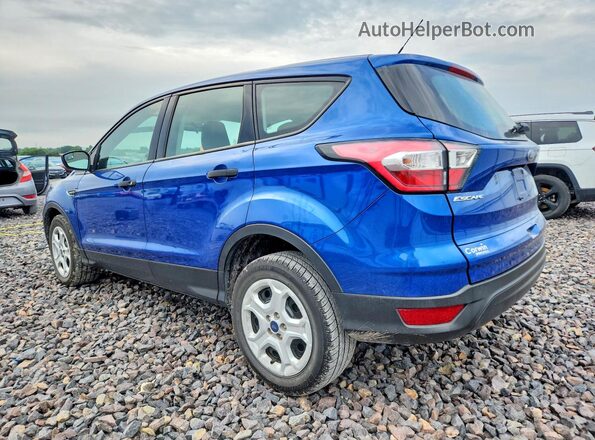 1FMCU0F79JUD04696 2018 FORD ESCAPE Blue Rear left