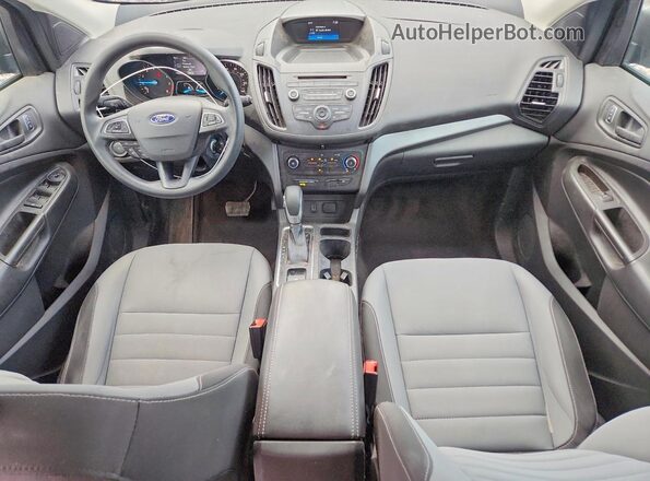 1FMCU0F79JUD04696 2018 FORD ESCAPE Blue Dashboard view