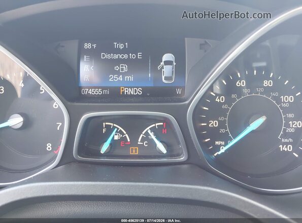 1FMCU0F79KUB66837 2019 FORD ESCAPE Blue უკანა სავარძლების ხედი