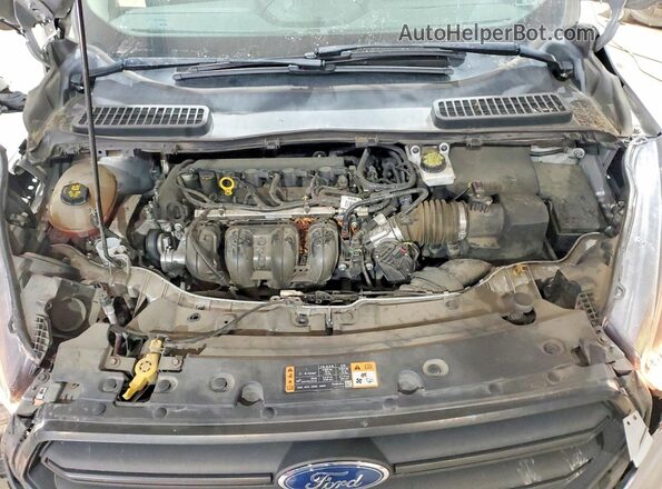 1FMCU0F79KUB96145 2019 FORD ESCAPE Серебряный Вид подкапотного пространства