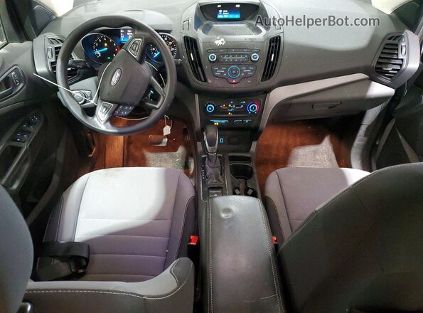 1FMCU0F79KUB96145 2019 FORD ESCAPE Серебряный Вид панели приборов