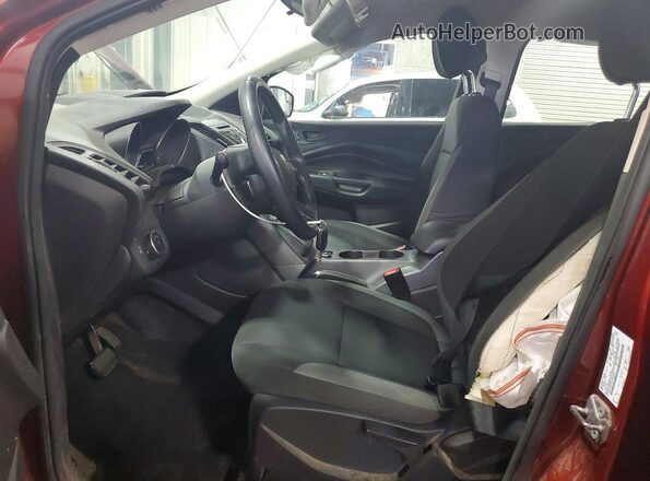 1FMCU0F7XGUB14138 2016 FORD ESCAPE Red Вид салону спереду