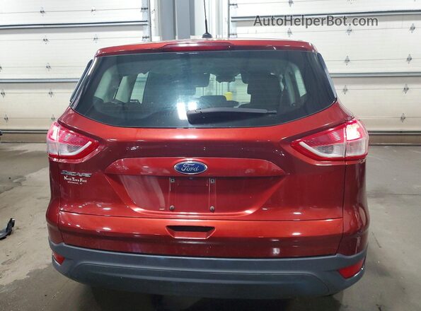 1FMCU0F7XGUB14138 2016 FORD ESCAPE Red Вид ззаду