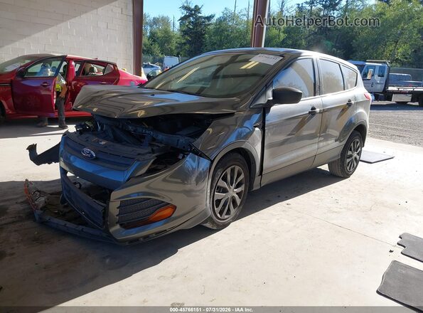 1FMCU0F7XGUB61220 2016 FORD ESCAPE Gray Առջևի ձախ երեք քառորդ տեսարան