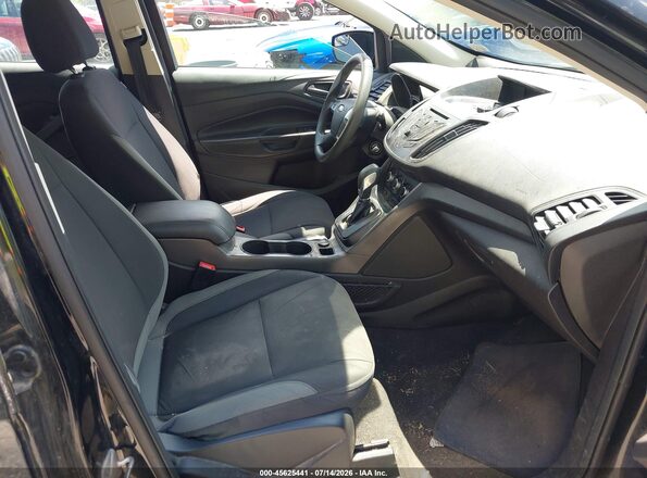 1FMCU0F7XGUB78258 2016 FORD ESCAPE Black წინა სალონის ხედი