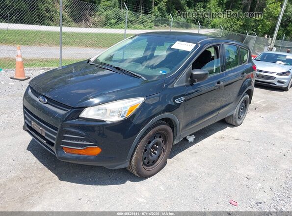 1FMCU0F7XGUB78258 2016 FORD ESCAPE Black წინა მარცხენა ხედი სამი მეოთხედიდან