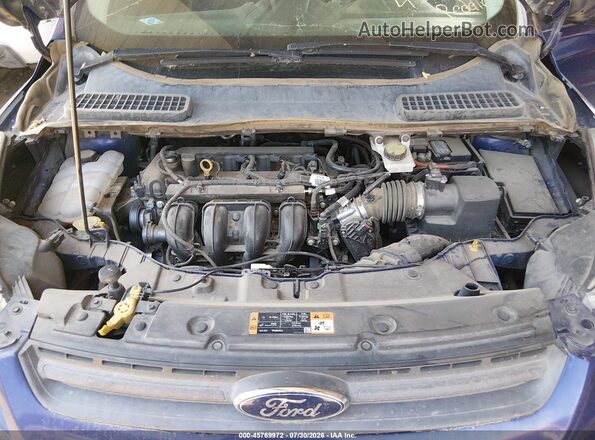 1FMCU0F7XGUC80529 2016 FORD ESCAPE Blue Вид ззаду