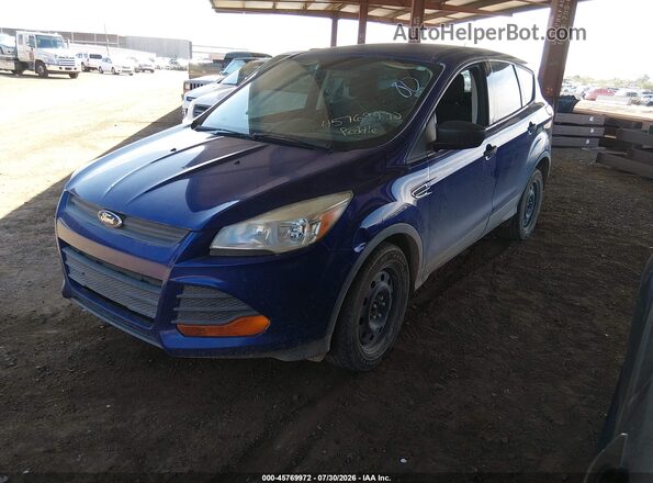 1FMCU0F7XGUC80529 2016 FORD ESCAPE Blue Передня ліва чверть