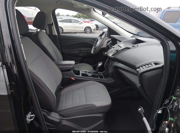 1FMCU0F7XHUD53626 2017 FORD ESCAPE Black Вид салону спереду