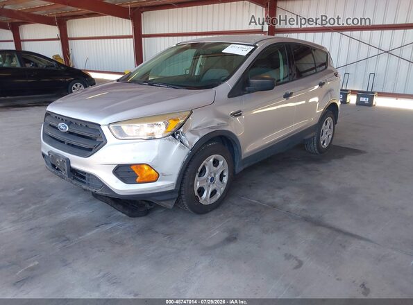 1FMCU0F7XHUE55170 2017 FORD ESCAPE Silver წინა მარცხენა ხედი სამი მეოთხედიდან