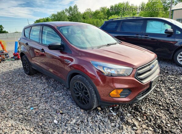 1FMCU0F7XJUC45545 2018 FORD ESCAPE Burgundy Front right