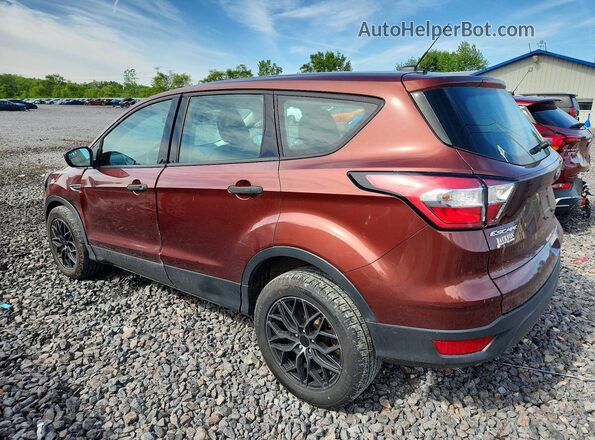 1FMCU0F7XJUC45545 2018 FORD ESCAPE Burgundy Rear left