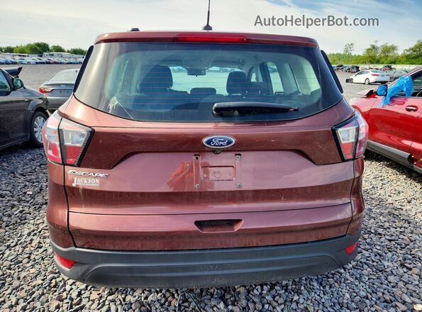 1FMCU0F7XJUC45545 2018 FORD ESCAPE Burgundy Rear view