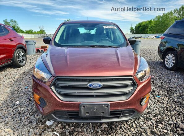 1FMCU0F7XJUC45545 2018 FORD ESCAPE Burgundy Front view