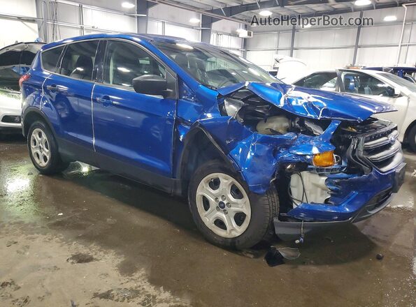 1FMCU0F7XKUA78928 2019 FORD ESCAPE Синий Передняя правая четверть