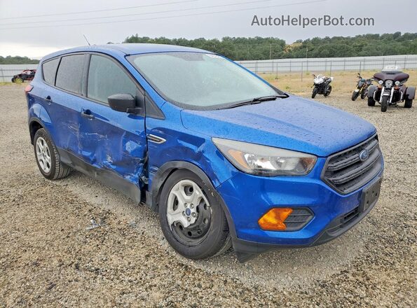 1FMCU0F7XKUB05741 2019 FORD ESCAPE Blue Przód prawy