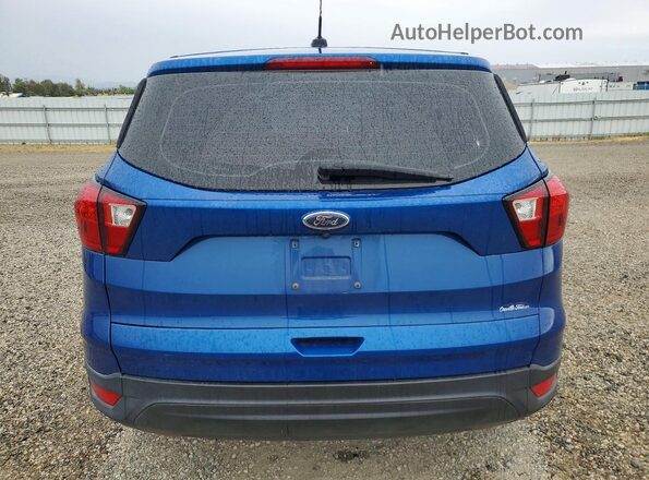 1FMCU0F7XKUB05741 2019 FORD ESCAPE Blue Widok z tyłu