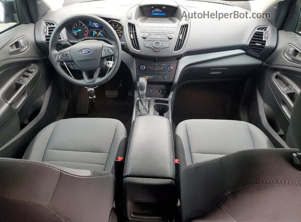 1FMCU0F7XKUB05741 2019 FORD ESCAPE Blue Widok deski rozdzielczej