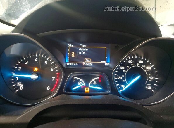 1FMCU0F7XKUB50937 2019 FORD ESCAPE Black Սարքավորումների վահանակի տեսք
